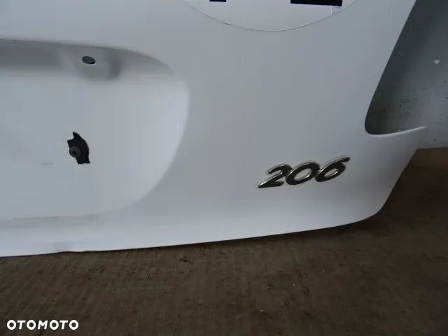 KLAPA TYŁ TYLNA SZYBA POKRYWA BAGAŻNIKA PEUGEOT 206 LAK:EWPA NR268 - 10