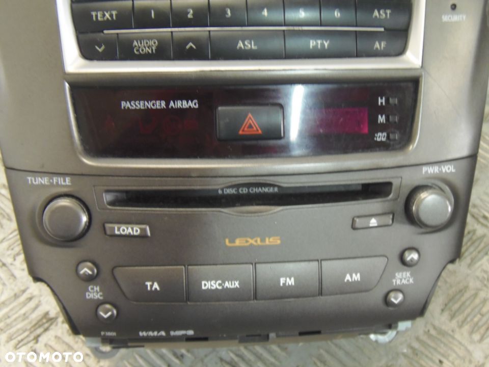 PANEL STEROWANIA KLIMATYZACJĄ RADIO LEXUS IS 220 - 3