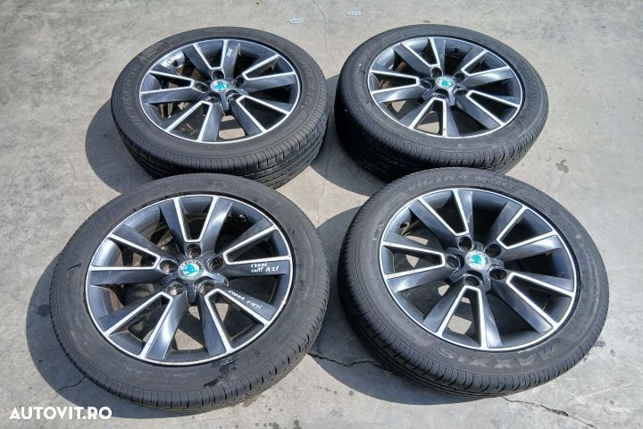 Jante aliaj cu anvelope 17 - set 5L0601025F 225/50 R17 7JX-17H2 ET45 - 1