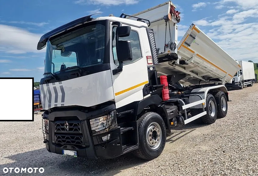 Renault c430 6x4 Wywrotka trzystronna Hydroburta, Jak Nowe - 7