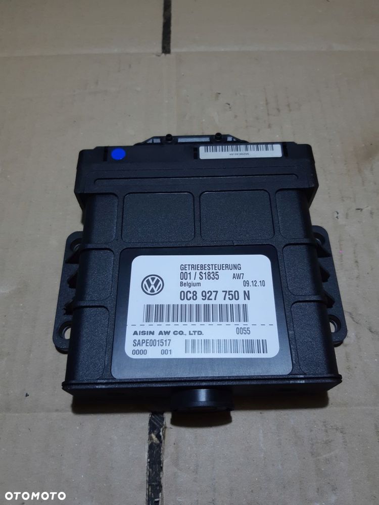 audi q7 4l 3.0 tfsi moduł komputer sterownik skrzyni biegów 0c8927750n - 1