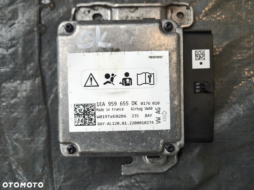 Vw skoda audi moduł poduszek poduszek powietrznych 1EA959655DK - 2