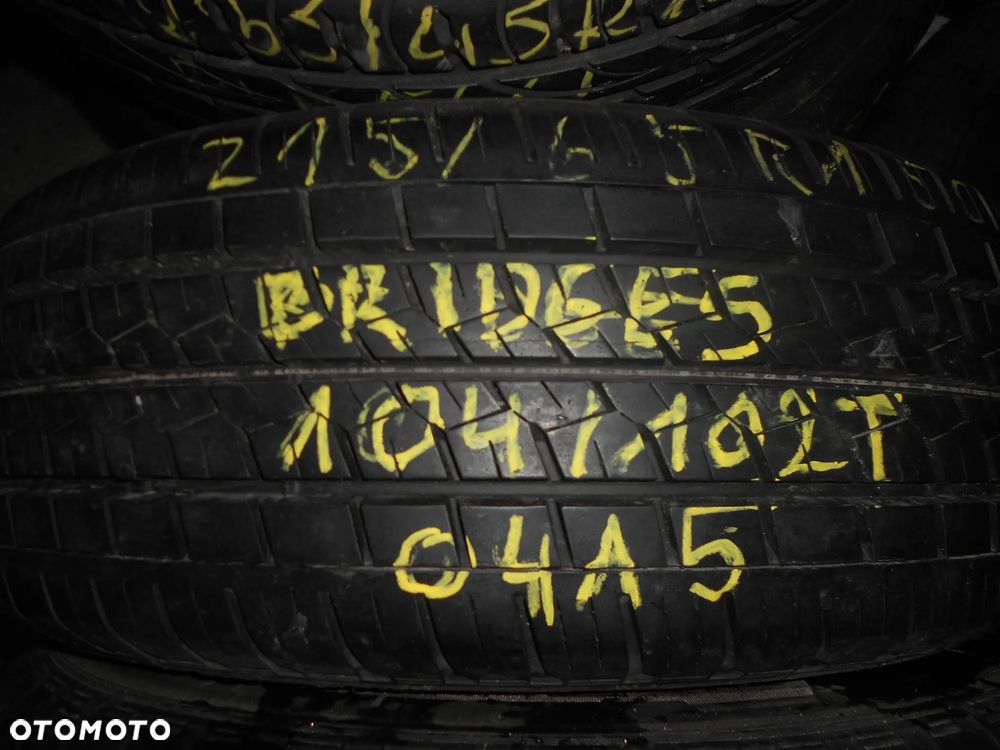 OPONY 215/65r15C BRIDGESTONE DURAVIS R410 DOT 0415 9.4MM - 2
