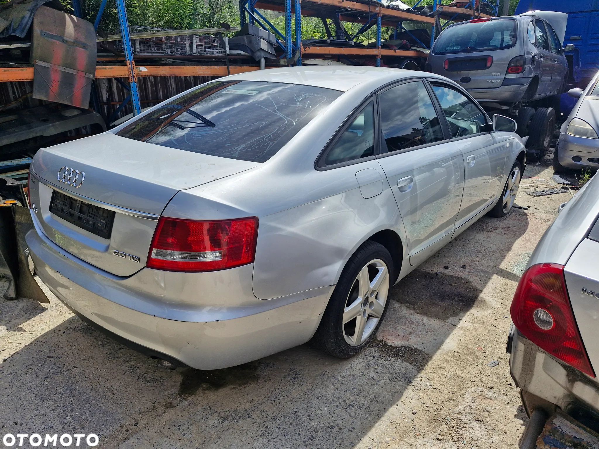 AUDI A6C6 maska zderzak drzwi ly7w  błotnik lusterko skrzynia GYX zawieszenie fotele skóra - 1