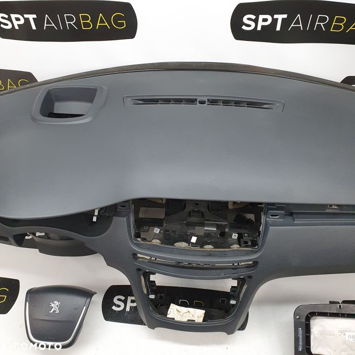 PEUGEOT 508 HUD DESKA ROZDZIELCZA KONSOLA KOKPIT PULPIT PODUSZKI AIRBAG AIR BAG PASY KIT SET - 3