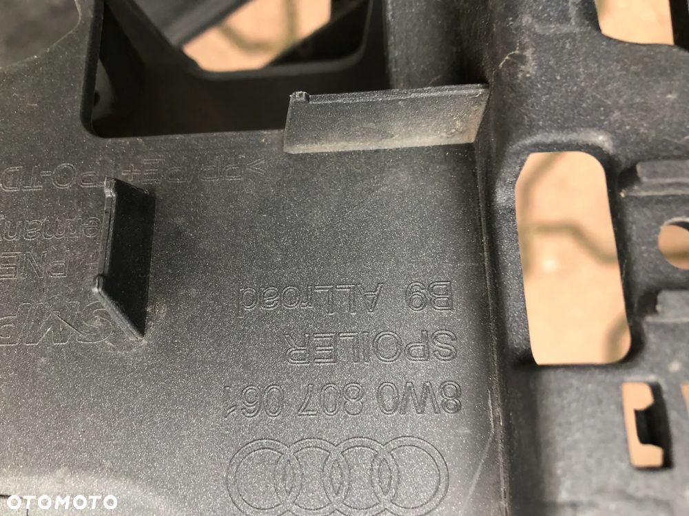Spoiler zderzak dół dokładka zderzaka 8W0807061  Audi A4 B9 Allroad - 5