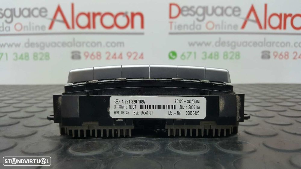 COMANDO CLIMATIZADOR MERCEDES CLASE S (W221) BERLINA 320 / 350 CDI 4-MATIC (221.... - 5