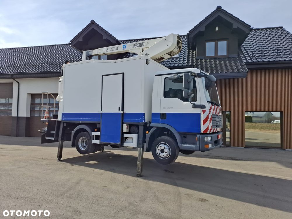 MAN TGL 12.210 Podnośnik Koszowy VERSALIFT 15 Metrów Żwyżka Z Zabudową Serwisową Prace Montażowe Ważne Badania UDT Webasto - 2