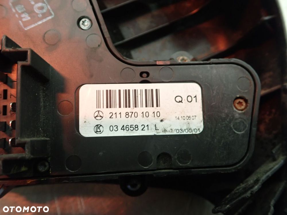 PRZEŁĄCZNIK PANEL STEROWANIA FOTELA KIEROWCY MERCEDES-BENZ W211 E200 CDI   2118701010 - 7