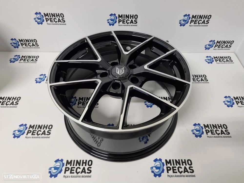 Jantes Fox FX5 em 17 (5x120) Preto Polido - 7