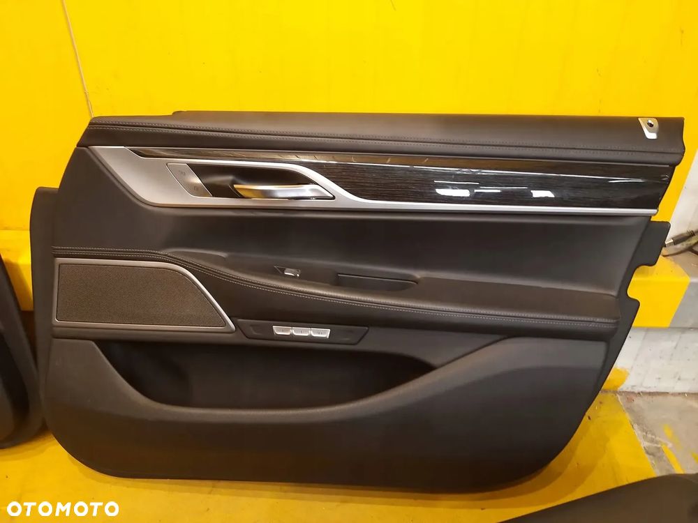 BMW 7 G12 LONG FOTEL FOTELE BOCZKI TUNEL PLASTIKI OSLONA KOMPLET - 5