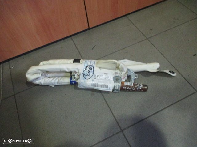 Airbag Cortina 5K6880742B VW GOLF 6 2008 ESQ VW GOLF 6 5K 2009 1.4TSI 160CV 5P BRANCO Esq - 1