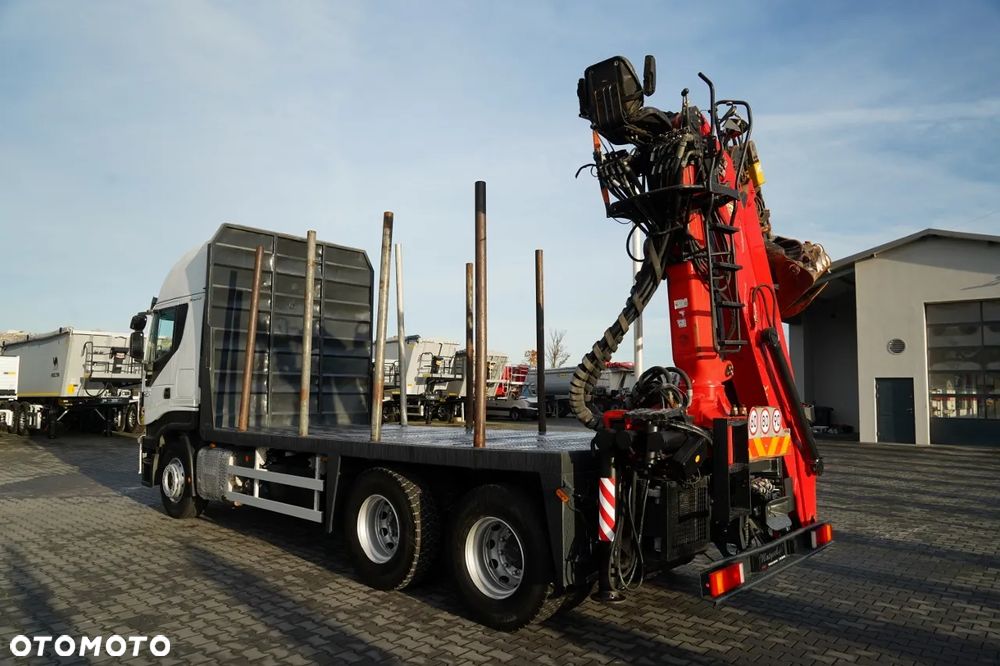 Iveco STRALIS  560 / 6X4 / DO DREWNA / DO DRZEWA / DO LASU /  HDS PALFINGER EPSILON  / UDŹWIG - 5 250 KG - 9