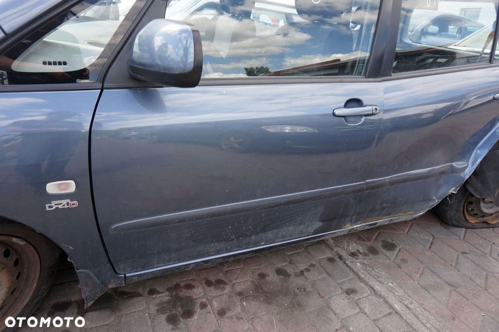 DRZWI PRZEDNIE LEWE COROLLA VERSO I E12 8N6  SZARY TOYOTA 2001-2004 - 4