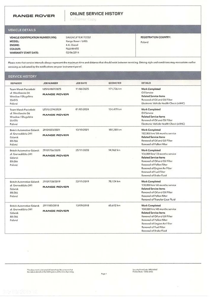 Land Rover Range Rover 4.4SD V8 SV AB - 13