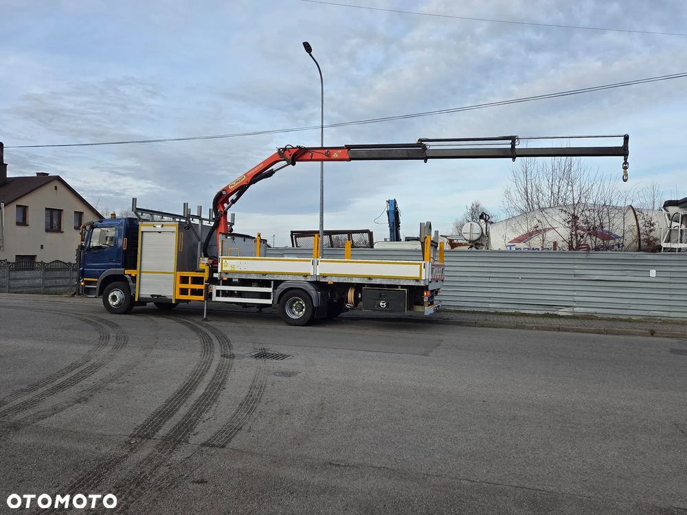 Mercedes-Benz ATEGO 1624 // PALFINGER PK12001 PILOT RADIOWY // 3 WYSUWY // HDS ŻURAW DŹWIG // 131.000km EURO 5 // MOŻLIWA ZMIANA ZABUDOWY - PRZEBUDOWA - 7
