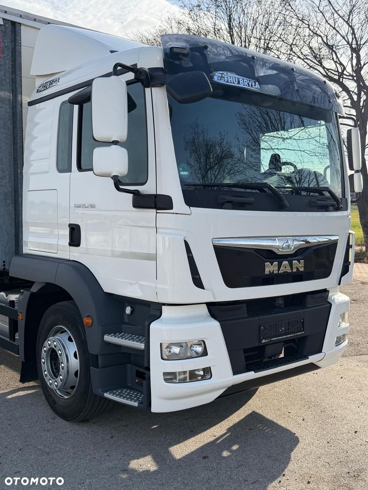 MAN TGM 15.290 / FIRANKA / 2016R / KLIMA POSTOJOWA /SPROWADZONY/ 8T ŁADOWNOŚĆ / 17 PALET / E6  / WINDA / - 8
