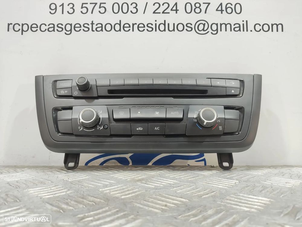 Display Sofagem Controlo Radio Climatronic BMW Serie 3 F30 F31 9226784 04 - 3