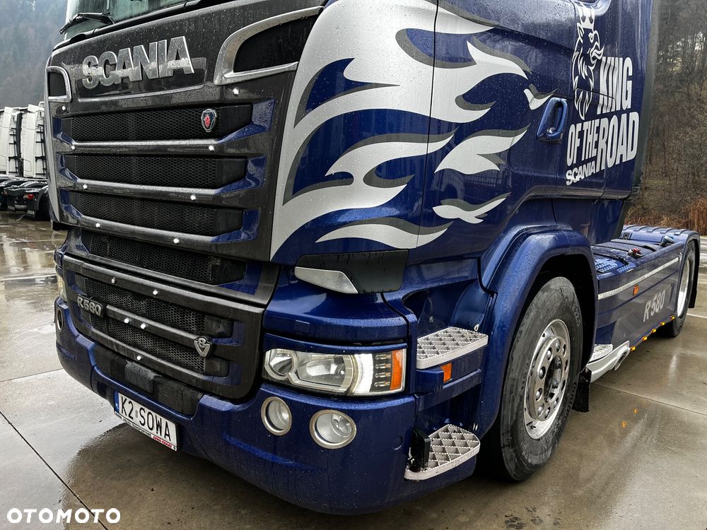 Scania R580 V8 2015 Rok // Automat // Retarder // Cała na poduszkach // ALU // Full // Klima postojowa // Idealna !!! - 18