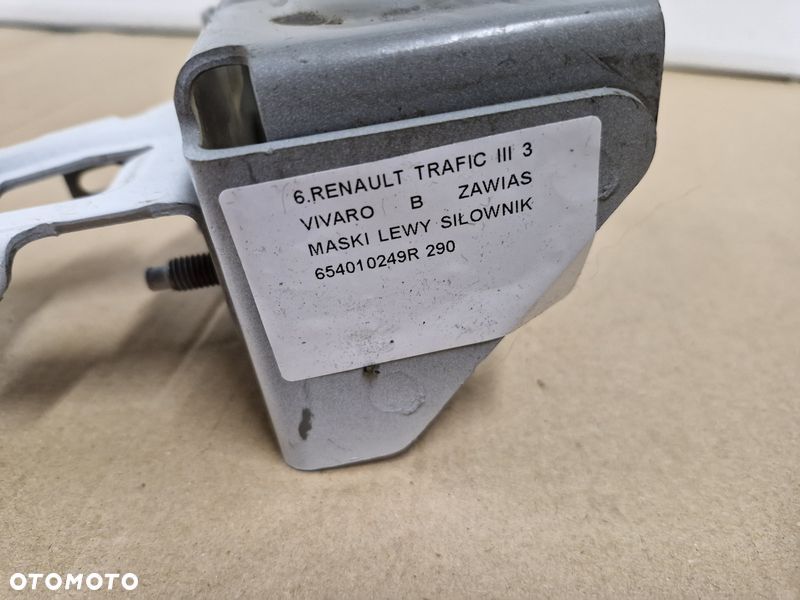 RENAULT TRAFIC III 3 VIVARO B ZAWIAS MASKI LEWY SIŁOWNIK 65401029R - 3