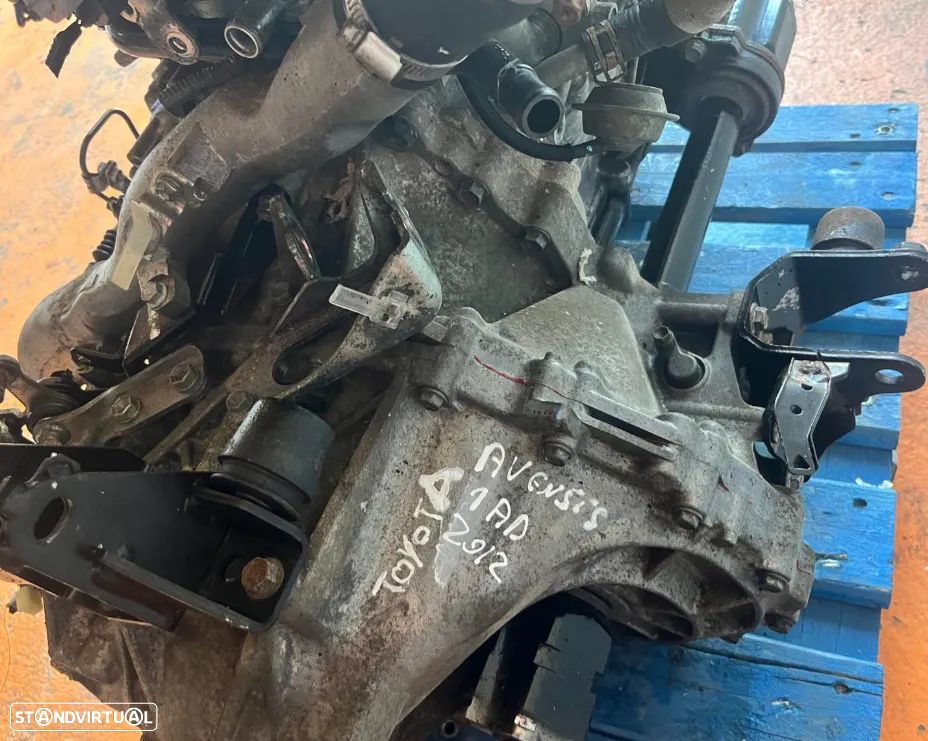 Caixa de Velocidades Toyota Avensis/Auris 2.0 D-4D Ano 2012 Ref: 1AD - 1