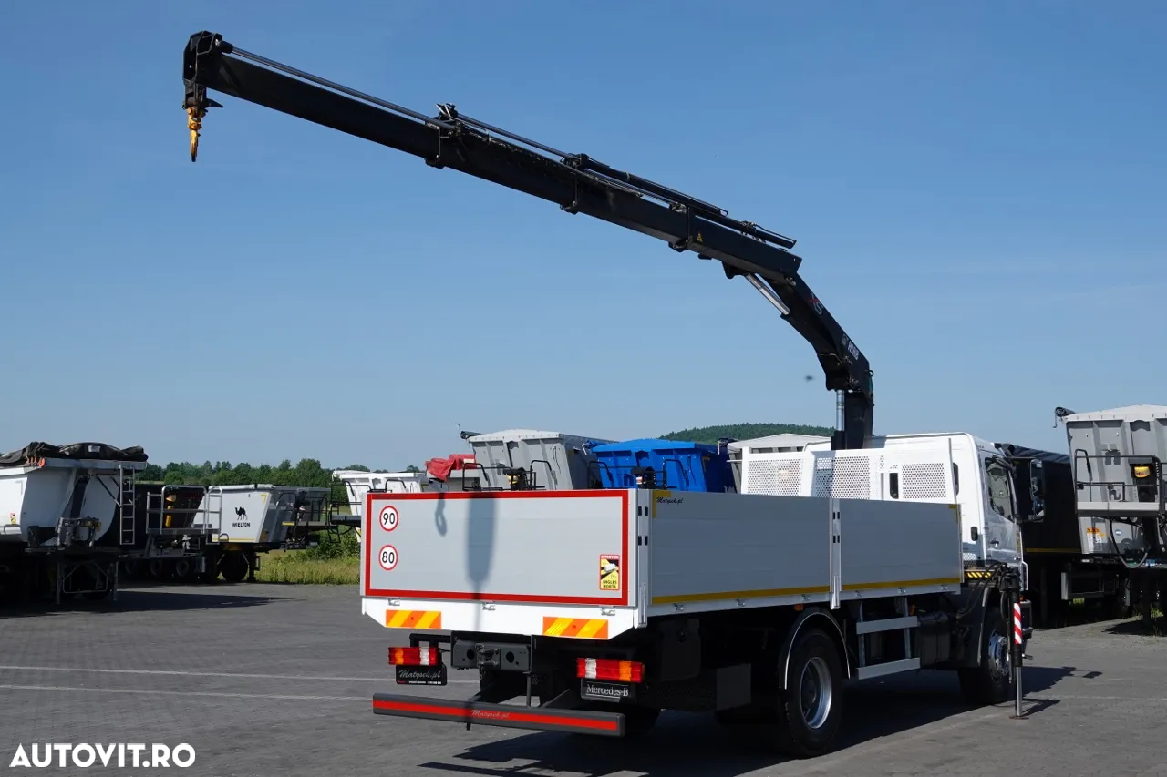 Mercedes-Benz AXOR 1829 / 4X2 / TRANSMISIE - 6 M / HDS HIAB 122 BS-3 / extensie: 10 M / CAPACITATE MAXIMA DE RIDARE 4 600 KG / MANUAL / RADIO CONTROL / ANVELOPE 100% / IMPORTAT - 3