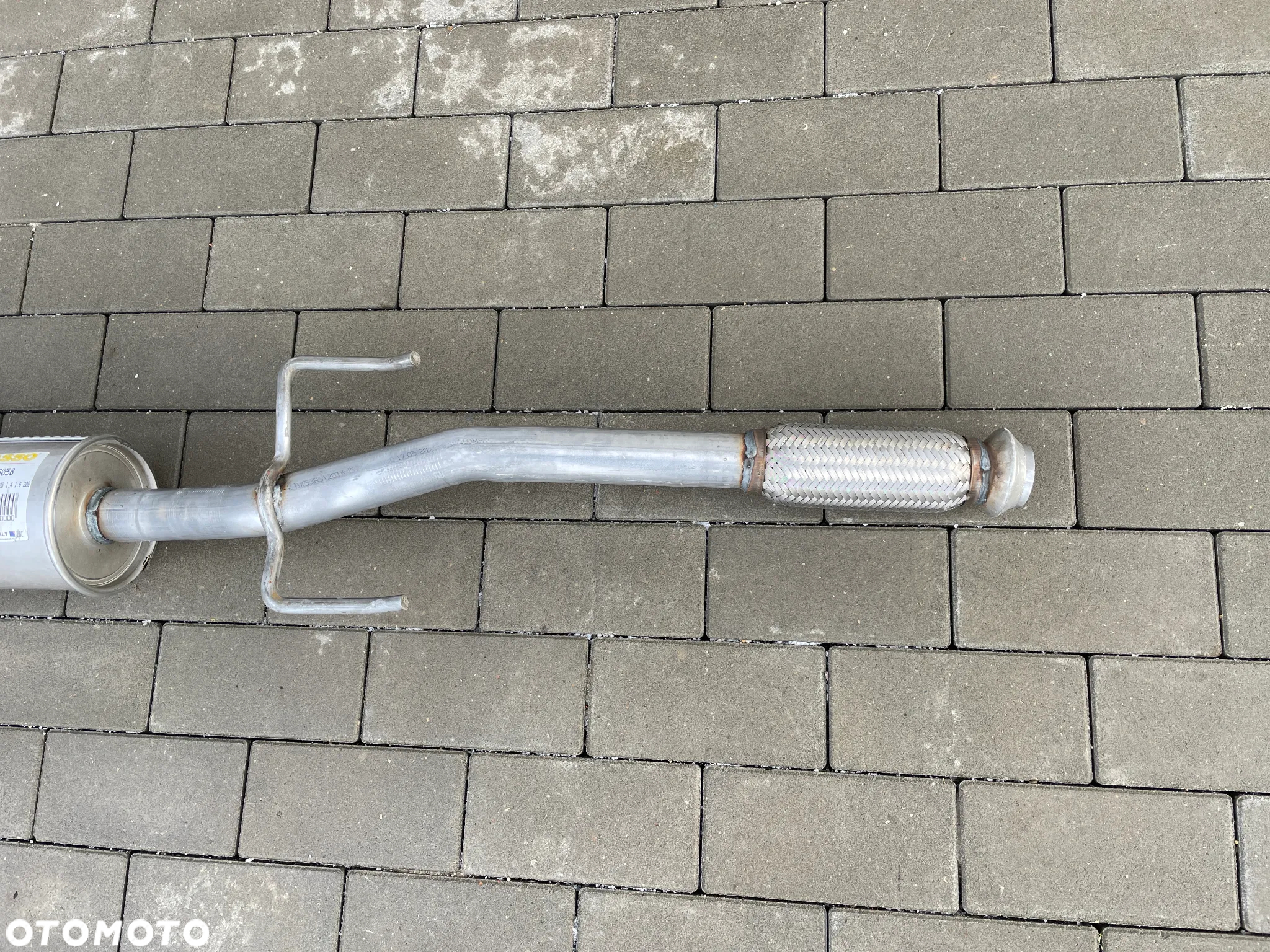 TŁUMIK ŚRODKOWY PEUGEOT 207, 208 - NOWY ASSO 1,4 1,6 - 2