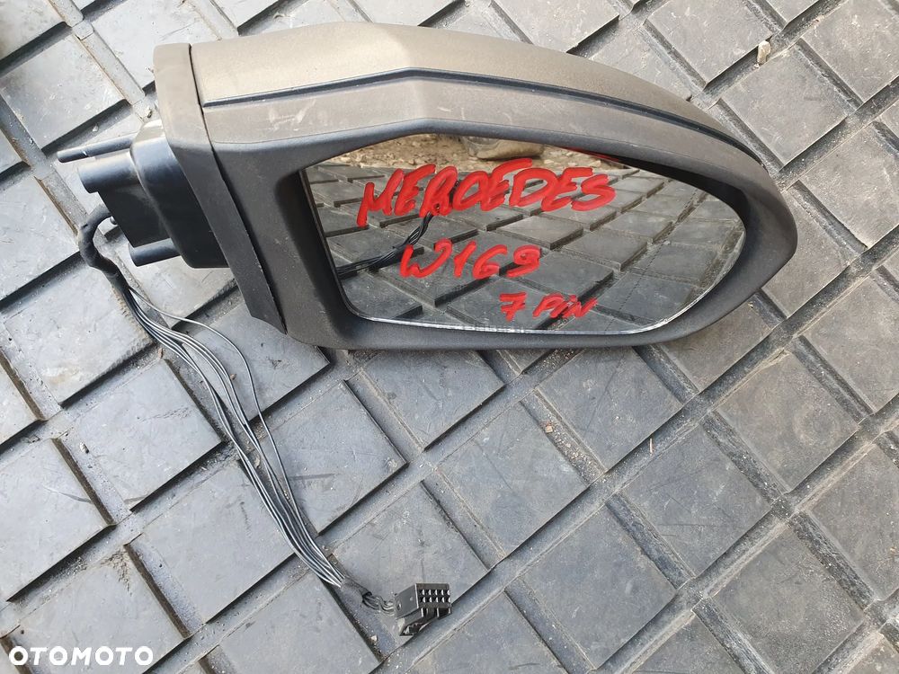 MERCEDES A-KLASA W169 A170 LUSTERKO ELEKTRYCZNE PRAWY PRZÓD 7PIN - 1