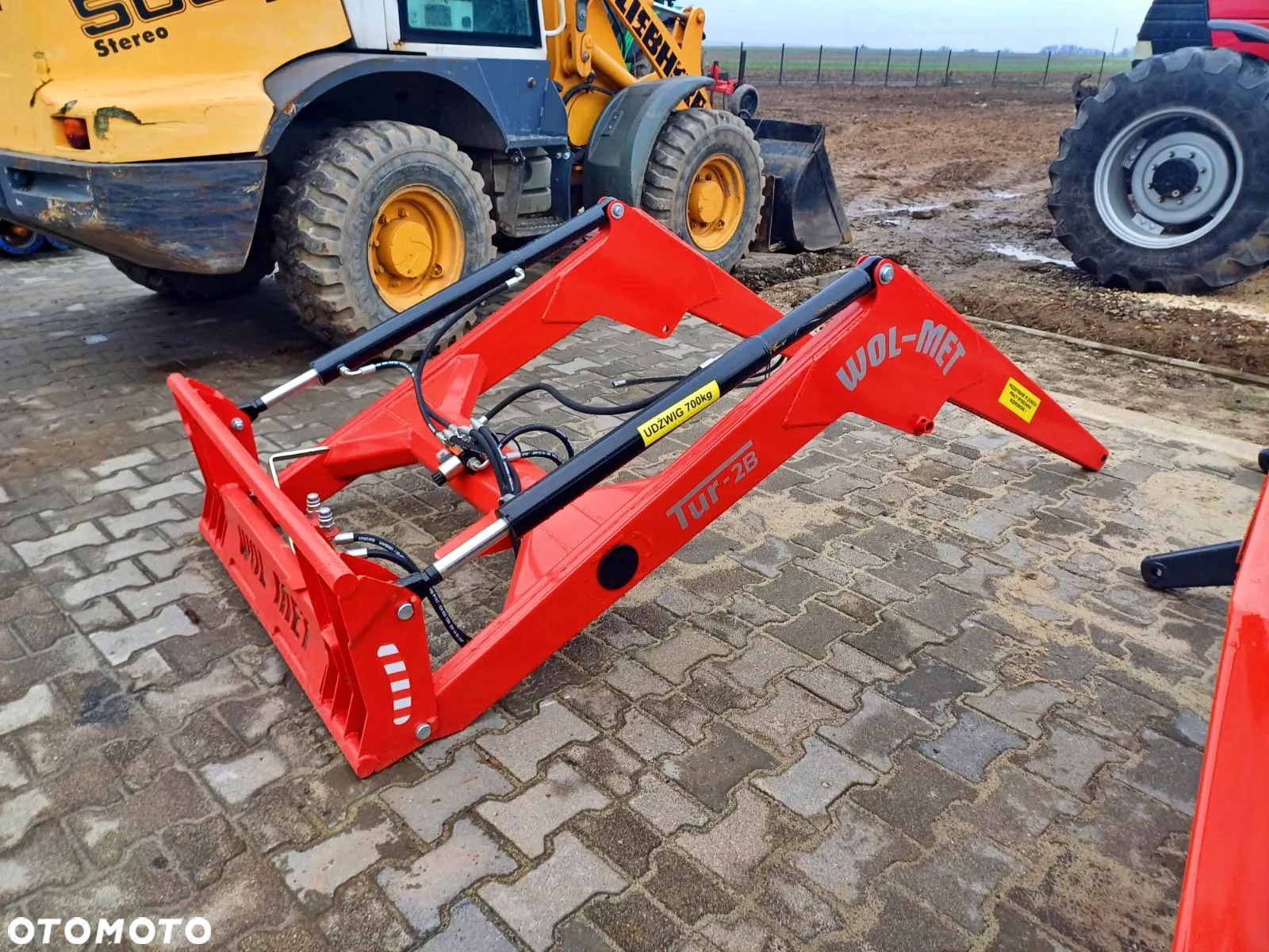 Ładowacz czołowy TUR Z OSPRZĘTEM Ładowacz TUR do C330 C360 T25 Zetor MTZ euroramka WOL-MET - 8