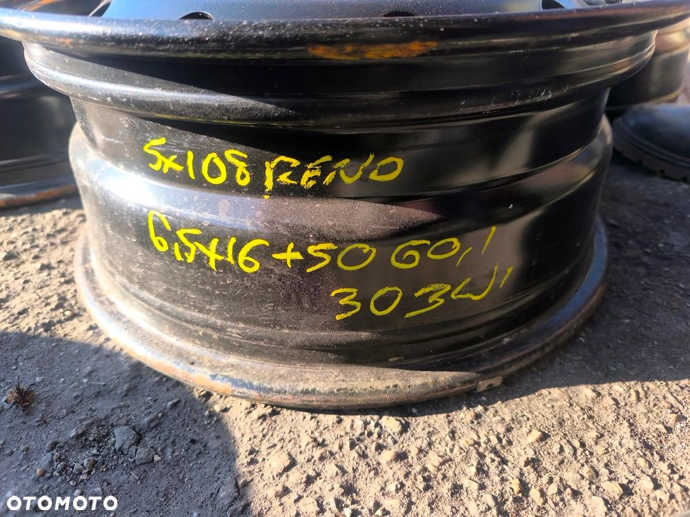5x108 Felgi Stalowe Stal 16 Koła RENAULT LAGUNA II 2 I SAFRANE MEGANE SCENIC KANGOO MERCEDES CITAN Legnica ALU-RAD - 9