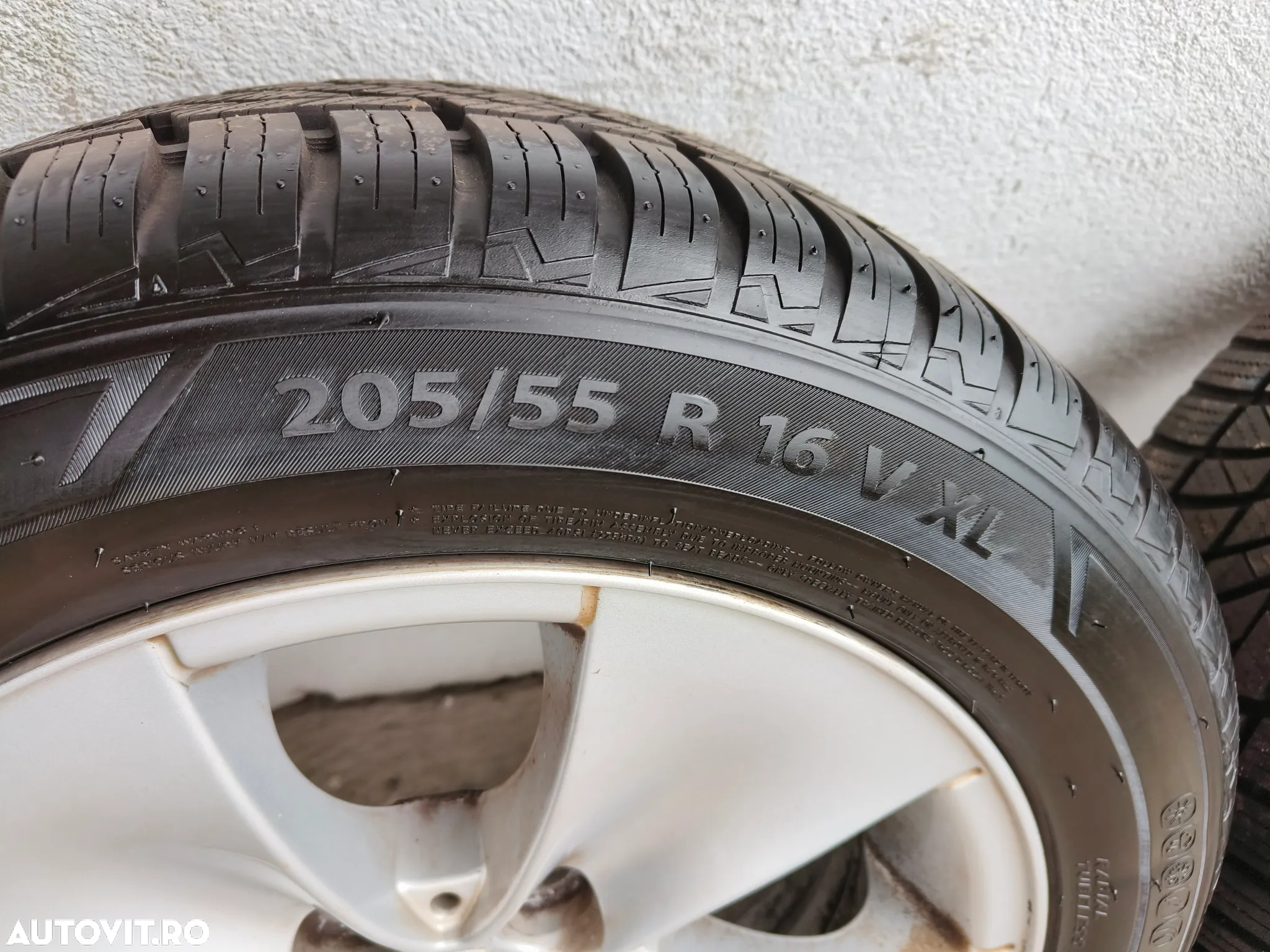 Set jante aliaj BMW Style 155 7jEt 34 cu anvelope 205/55/16 doua dot 2019 doua 2022 - 12