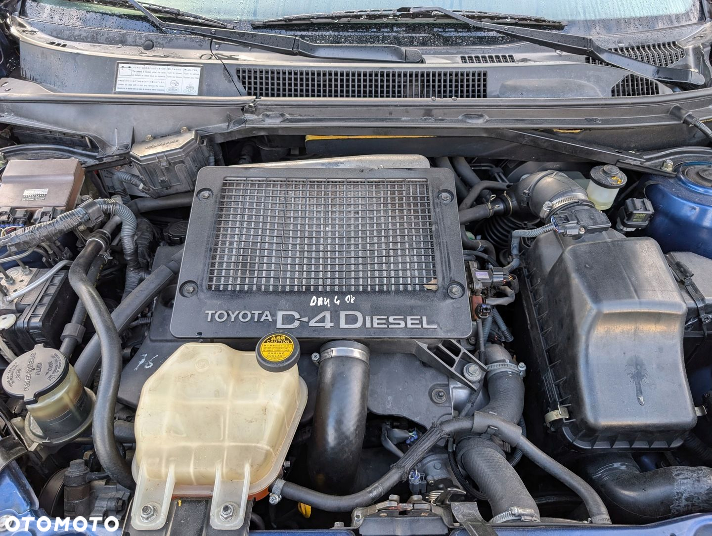 SILNIK KOMPLETNY WTRYSKIWACZE TURBOSPRĘŻARKA TOYOTA RAV4 II 1CD 2001-2005 - 12