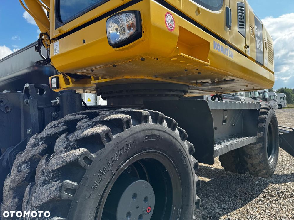 Komatsu PW180 Koparka 19t Kołowa‼️Super Stan Zadbana Stan bardzo dobry. Centralne smarowanie, Klima 2x Osprzęt - 7