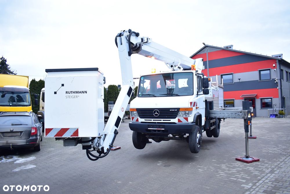 Mercedes-Benz Vario 816 / Euro 5/ 4x4/ Zwyżka/ Podnośnik koszowy Ruthmann TB 220/ 22 m. / Steiger/ Hubarbeitsbühne/ Reduktor ! / Sprowadzony z Niemiec/ Stan Perfekcyjny ! - 26