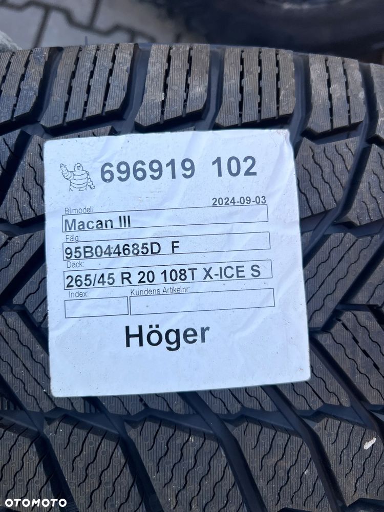 Nowe Oryginalne  koła zimowe Porsche Macan Michelin! 20'' - 4