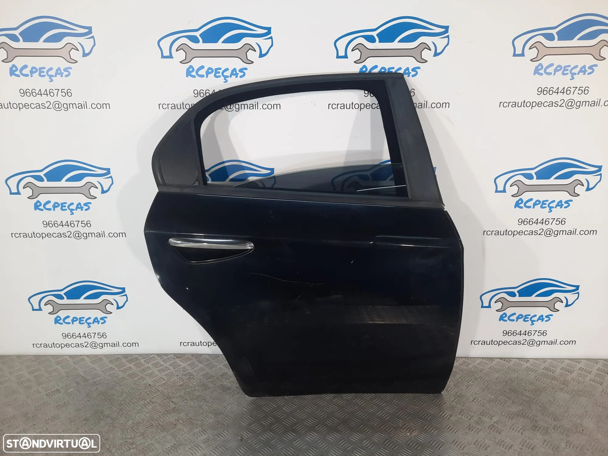 PORTA TRASEIRA TRÁS DIREITA ALFA ROMEO 159 SEDAN CARRO FECHO ELEVADOR MOTOR PUXADOR VIDRO - 7