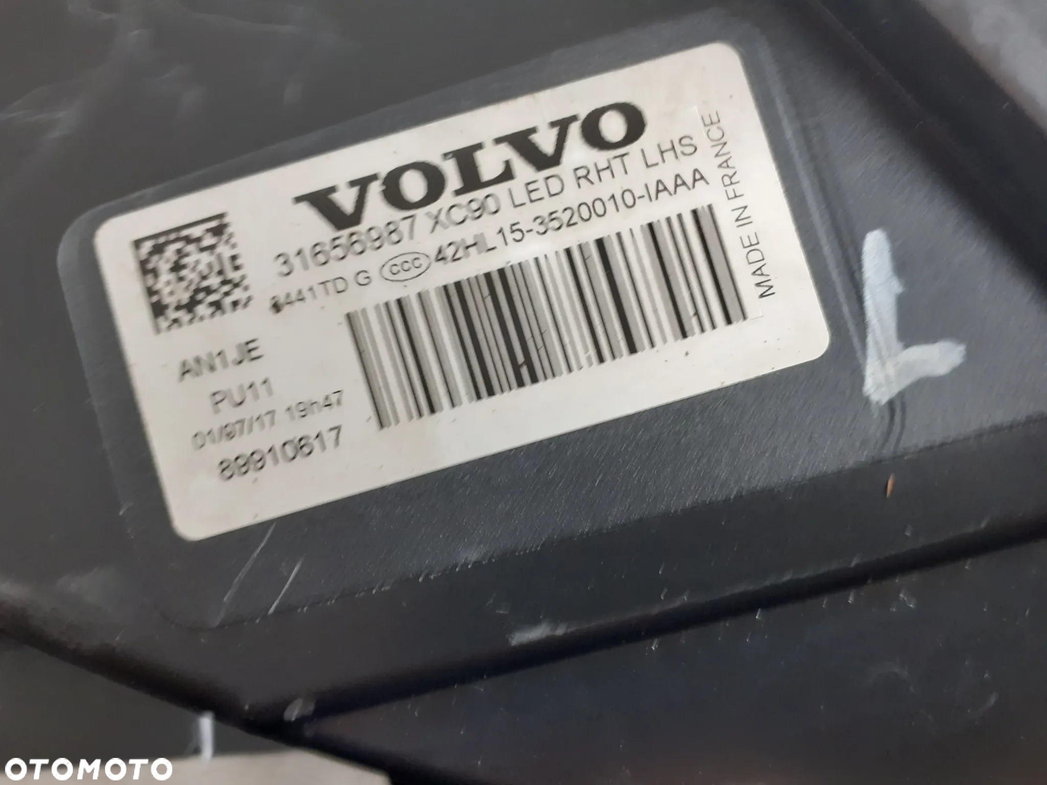 Lampa lewa Volvo XC90 full led - 11