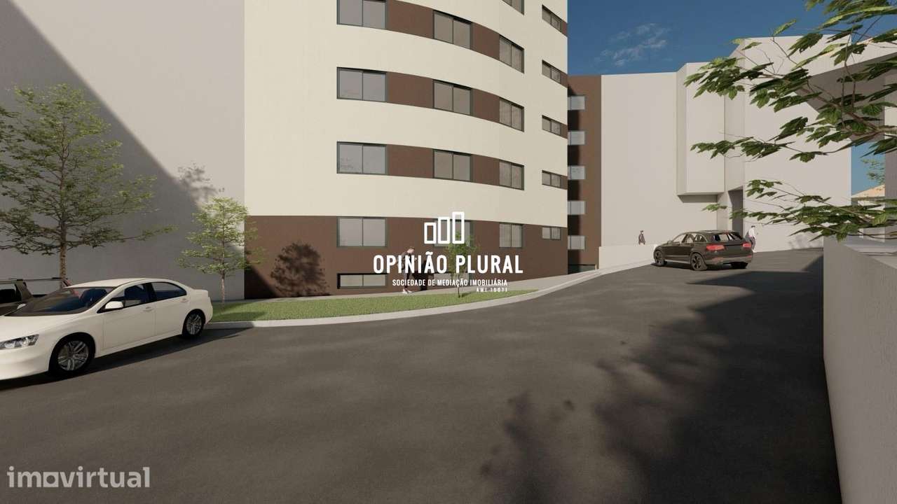 Elegante Apartamento T2 Moderno Novo à Venda em Vilar do Paraíso - Grande imagem: 3/16