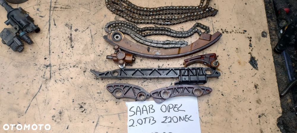 OPEL 2,0TB SAAB Z20NEL rozrząd łańcuch ślizgi napinacz - 1