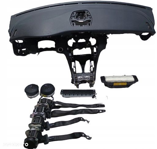 komplet poduszki deska pas pasy mercedes c-klasa w205 lift bez head up - 1