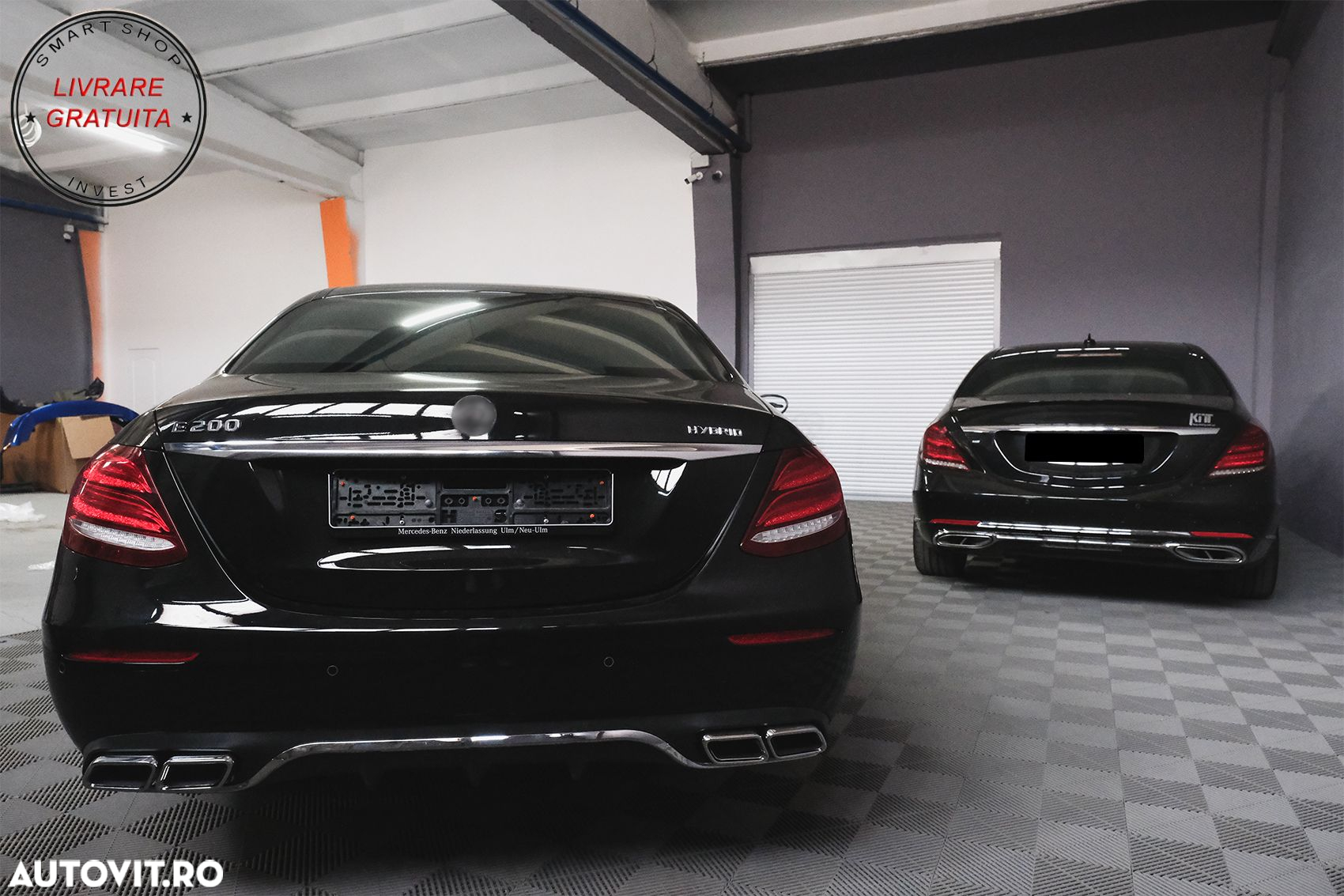 Ornamente tobe sistemul de evacuare Mercedes C-Class W205 S205 C205 A205 E-Class W- livrare gratuita - 8