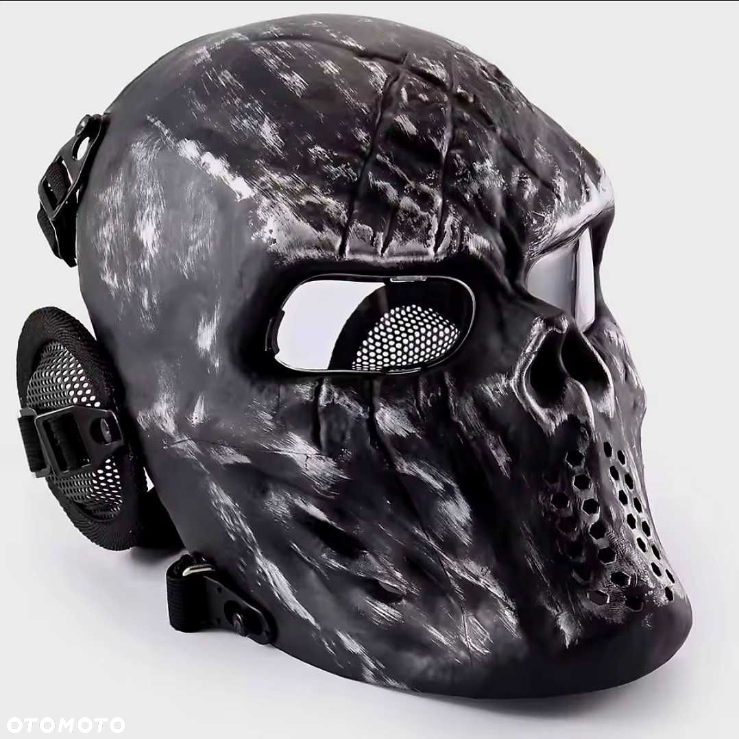 taktyczna osłona twarzy maska quad motocykl paintball - 4