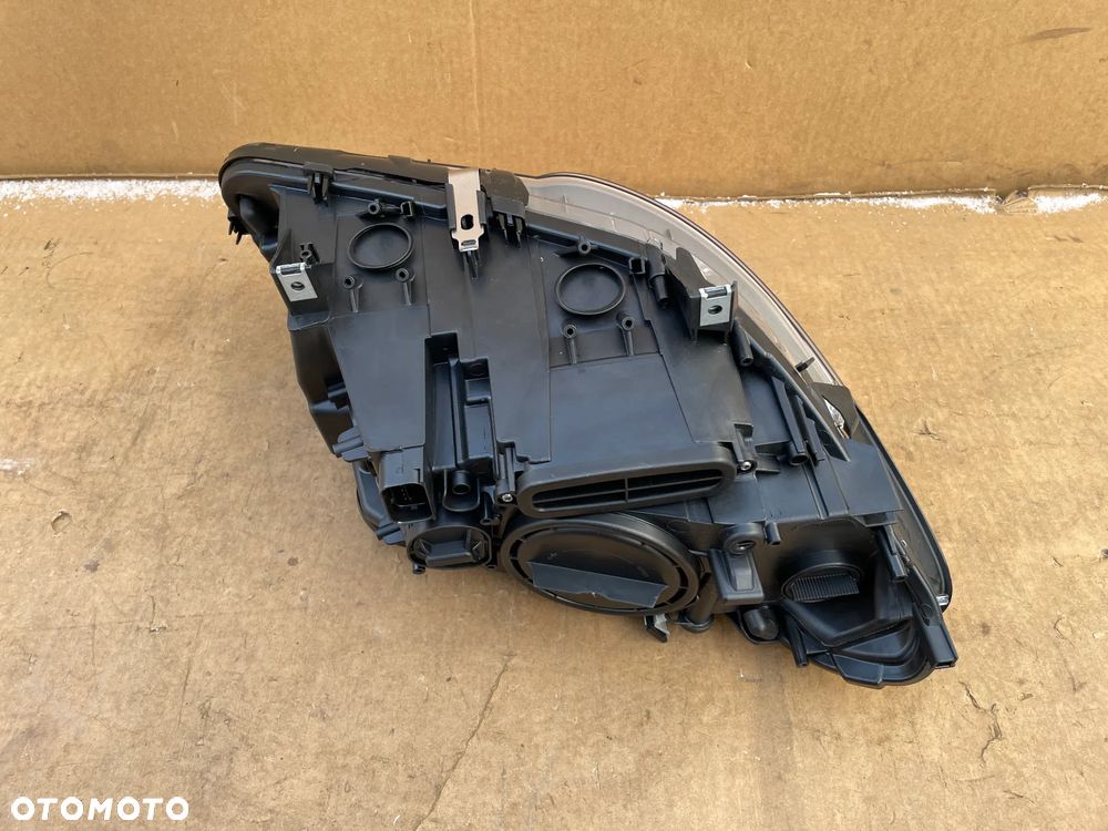 BMW 5 F10 F11 ORYGINALNA LAMPA PRZEDNIA LEWA ZWYKŁA SOCZEWKA H7 EUROPA JAK NOWA 7203239 KASETA MODUŁ 7258278 - 6
