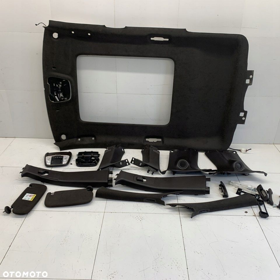Podsufitka brąz alkantara słupki komple JEEP GRAND CHEROKEE IV WK2 LIFT 13r - 1
