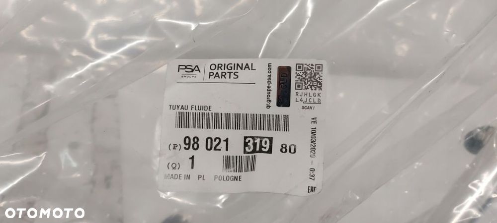 Przewód klimatyzacji rurka Peugeot 208 2008 C3 ds3 - 2