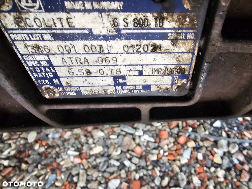 SKRZYNIA 6 BIEGÓW DAF LF 45 55 4.5 6.7 L ECOLITE 6S800T0 1346001007 ATRA969 - 3
