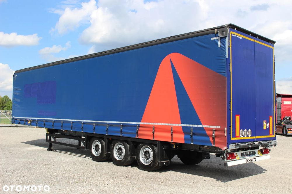 Schmitz Cargobull VARIOS /FIRANKA  /OSIE SCHMITZ / DACH PODNOSZONY/ RAMA OCYNK /SERWIS FR / IDEALNY STAN / - 2