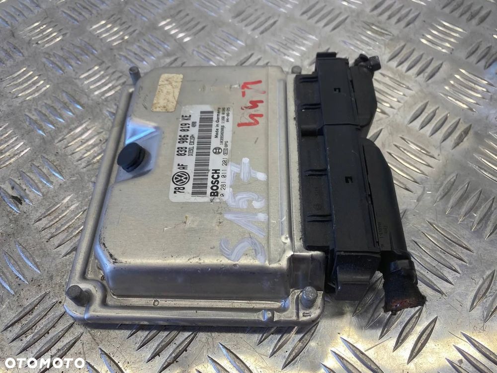 MODUŁ STEROWNIK SILNIKA VW SHARAN 1.9 TDI 038906019KE 0281011201 - 4