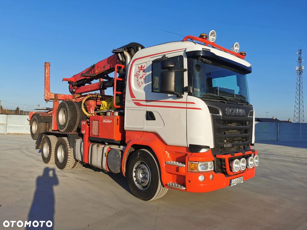 Scania R620, Epsilon S300L82, do dłużycy, drewna, lasu, kłody - 6