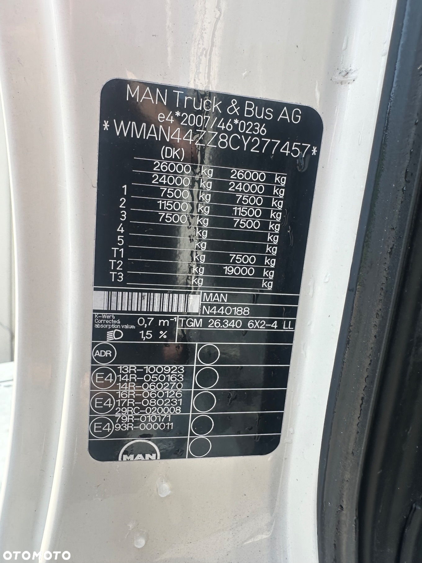 MAN TGM 26.340 EEV  CHLODNIA CARRIER 950  322 TKM.! - 28